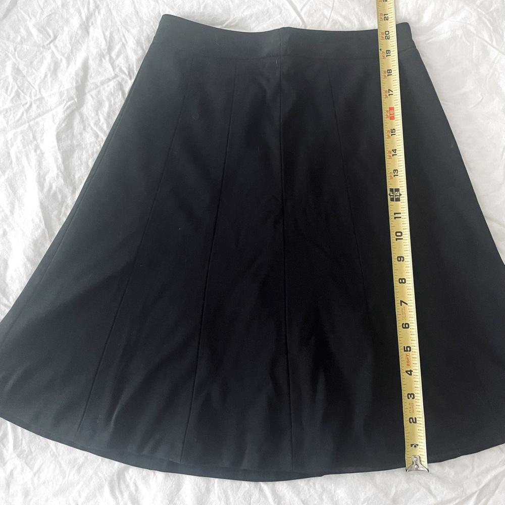 Black A-line Skirt